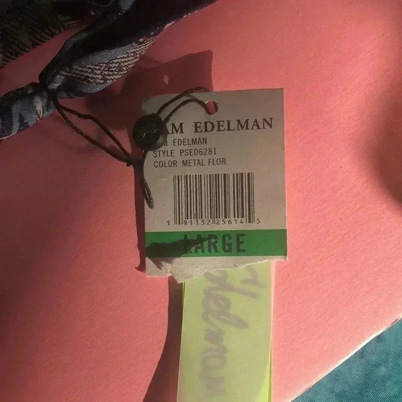 Sam Edelman swim top metal floral size large - Picture 5 of 7